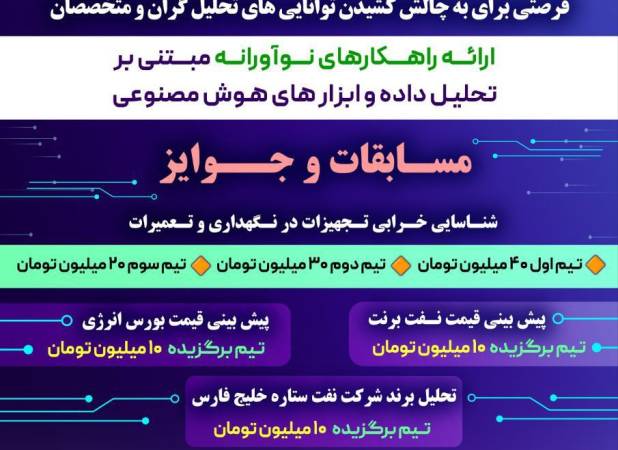 مسابقات علم داده و هوش مصنوعی