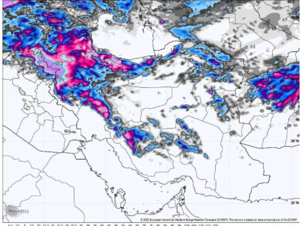 سامانه بارشی جدید برف و باران در راه  کشور