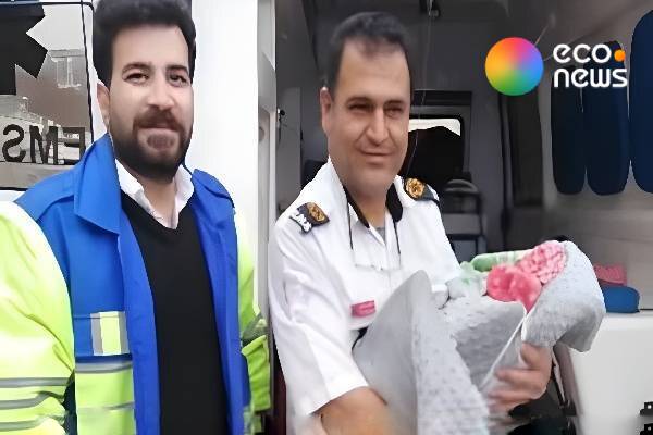 تولد نوزاد در دل سرمای کوهستان کهگیلویه و بویراحمد