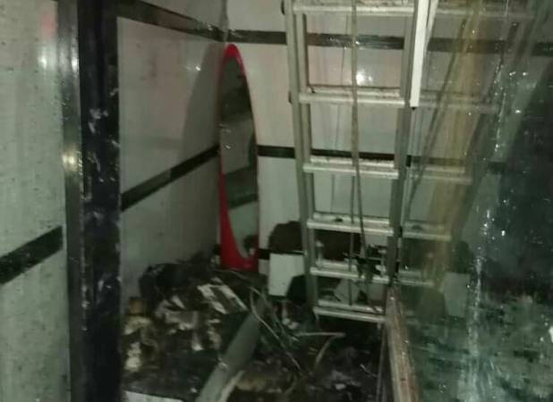 آتش‌سوزی در پاساژ مرکزی خرم‌آباد مهار شد