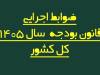 اصلاح فرایند پرداخت حقوق کارکنان دولت در بودجه 1405
