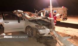 برخورد ۲ خودرو با شتر در محور دامغان - جندق؛ ۴ مصدوم و یک فوتی در صحنه