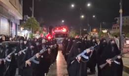 رژه بانوان جان فدا در امیرکلای مازندران