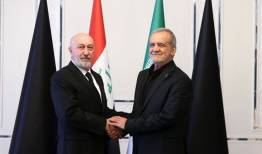 دیدار دکتر پزشکیان با رئیس جمهور عراق