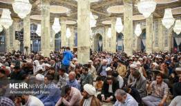 مراسم هفتمین روز شهادت دکتر خرازی و همسر ایشان در قم