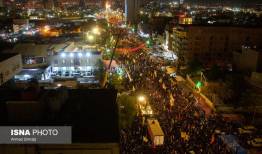 چند میلیون نفر در مراسم تشییع پیکر رهبر شهید انقلاب در نجف شرکت کردند؟/ پایان مراسم در کربلای معلی