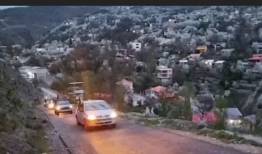 کاروان خودرویی در لاریجان