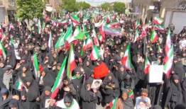 کاروان عزاداری بانوان استان یزد در چهلم رهبر شهید انقلاب