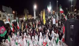 اجتماع باشکوه دختران قروه‌ای‌ در خیابان‌ها و میادین شهر