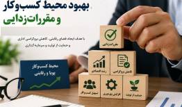 حمایت رهبر شهید انقلاب پشتوانه بهبود فضای کسب‌وکار