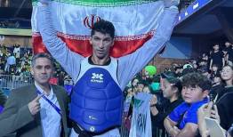 آرین سلیمی در 2 ثانیه،نقره آسیا را به طلا تبدیل کرد