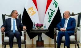 تاکید عراق و مصر بر همکاری بین‌المللی برای حفظ آتش‌بس