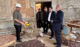 بازدید وزیر میراث‌فرهنگی از کاخ موزه سعدآباد