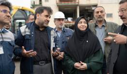 بازدید رئیس سازمان حفاظت محیط زیست از پتروشیمی تبریز