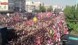 ببینید| قاب‌های ماندگار و بی‌نظیر از تشییع امام شهید