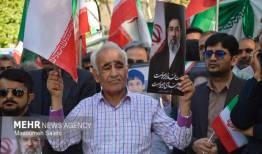 راهپیمایی حماسی جانفدایان در گلپایگان