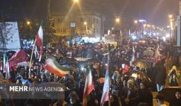 باران حریف یاسوجی‌ها نشد؛ راهپیمایی باشکوه دیار آریوبرزن