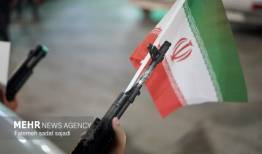 رزمایش دختران جان فدای ایران در جزیره کیش