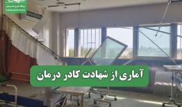 آماری از شهادت کادر درمان