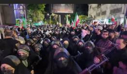 رژه بانوان گردان کوثر در ساری