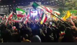 تجلی وحدت در تاریکی شب؛ مردم به صحنه آمدند
