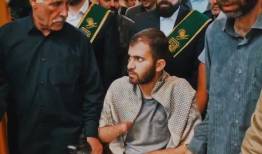 حضور جانباز سرافراز جنگ رمضان «حسین محمدی» در حرم کریمه اهل بیت(س)