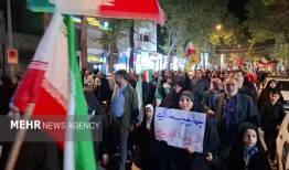 قرار عاشقی مردم بجنورد در میدان حمایت از ایران اسلامی