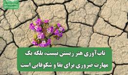 تاب‌آوری هنر زیستن نیست، بلکه یک مهارت ضروری برای بقا و شکوفایی است