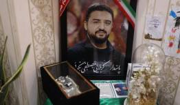 دیدار اعضای دفتر حفظ آثار قائد امت با خانواده شهید نکوئی