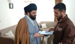 تقدیر از سرباز مجروح در جنگ تحمیلی آمریکایی -صهیونیستی