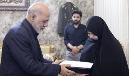ابلاغ سلام رهبر انقلاب به خانواده سپهبد شهید موسوی