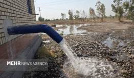 بهره برداری از دو طرح آبرسانی در شهرستان بم