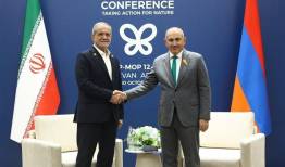 دیدار  مسعود پزشکیان با نخست وزیر ارمنستان 