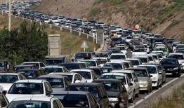 باران و مه در محورهای شمالی همراه با ترافیک سنگین 