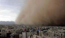 توده گردوخاک و وزش باد شدید در سطح استان 