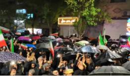 طنین نوای «حیدر حیدر» در تجمع شبانه میاندوآب
