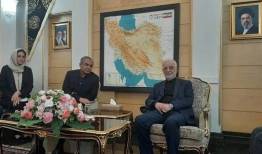 وزیر کشور پاکستان با استقبال مومنی وارد تهران شد