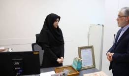 دیدار وزیر علوم با بازمانده شهدای جنگ رمضان دانشگاه شهیدبهشتی