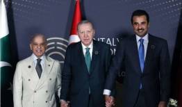 نشست رهبران قطر،ترکیه و پاکستان در حاشیه مجمع آنتالیا