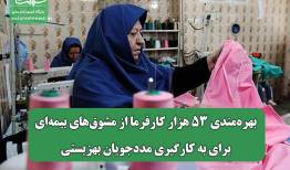 بهره‌مندی ۵۳ هزار کارفرما از مشوق‌های بیمه‌ای برای به کارگیری مددجویان بهزیستی