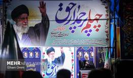 شاهرود در شب اربعین رهبر شهید؛ اشک‌ها و فریاد انتقام سخت