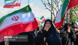 تصاویری از تشییع شهید «امیرحسین کیوانلو شهرستانکی» در ورامین