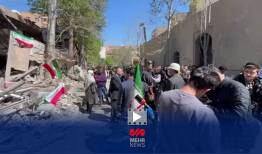 مقابله پدافند با اهداف متخاصم در مقابل چشمان خبرنگاران خارجی