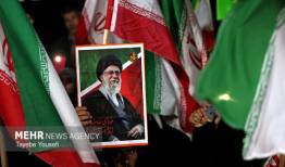 مردم قبله تهران در پی خون خون خواهی رهبر شهید به پا خاستند