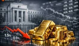 کاهش قیمت طلا در پی افزایش احتمالی نرخ بهره در آمریکا