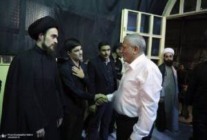 سیداحمد خمینی در مراسم ختم مادربزرگش/ این معاون پزشکیان و محسن هاشمی هم بودند + تصاویر