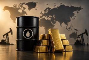 حرکت خلاف جهت قیمت نفت و طلا/ نفت به ۱۰۷ دلار رسید