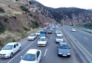 ترافیک در این جاده های شمالی سنگین شد