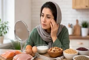پزشکان هشدار می‌دهند؛ کمبود این ماده غذایی، پوست را زودتر پیر می‌کند