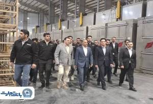بازدید مدیرعامل بانک تجارت از شرکت «آکو باتری»